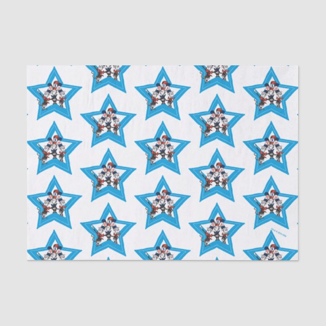 Dr. Seuss | Little Cats USA Hats Graphic Seidenpapier (Vorderseite)