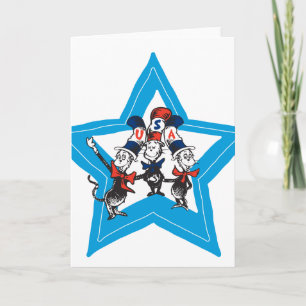 Dr. Seuss   Little Cats USA Huts Grafik Karte