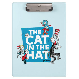 Dr. Seuss   Logo der Katze im Hut - Figuren Klemmbrett