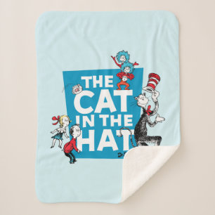 Dr. Seuss Logo der Katze im Hut - Figuren Sherpadecke