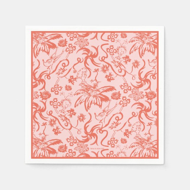 Dr. Seuss | Muttertagsmuster Serviette (Vorderseite)