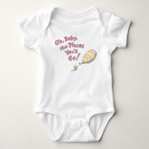 Dr. Seuss Oh, Baby, die Orte, an die du gehst! P Baby Strampler