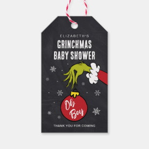 Dr. Seuss   Oh Boy Grinch Baby Showdusche Geschenkanhänger