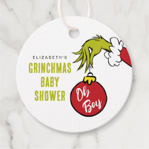 Dr. Seuss   Oh Boy Grinch Baby Showdusche Geschenkanhänger