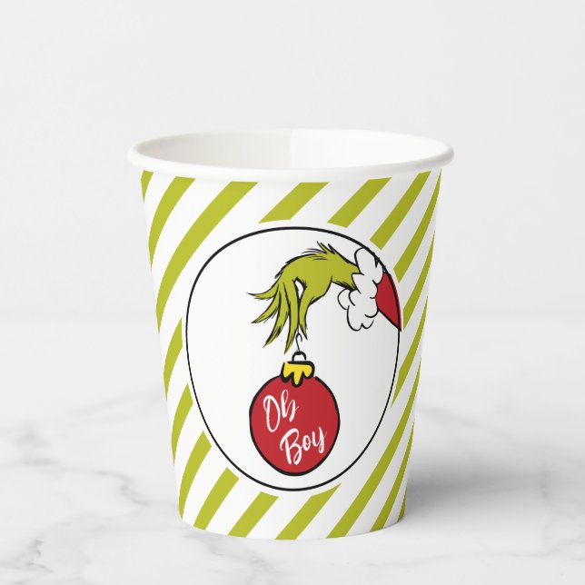 Dr. Seuss | Oh Boy Grinch Baby Showdusche Pappbecher (Links)