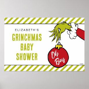 Dr. Seuss   Oh Boy Grinch Baby Showdusche Poster
