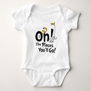 Dr. Seuss   Oh, die Orte, an denen du sein wirst!  Baby Strampler