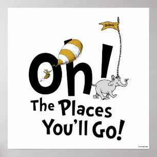Dr. Seuss Oh, die Orte, an die du gehen wirst! R Poster