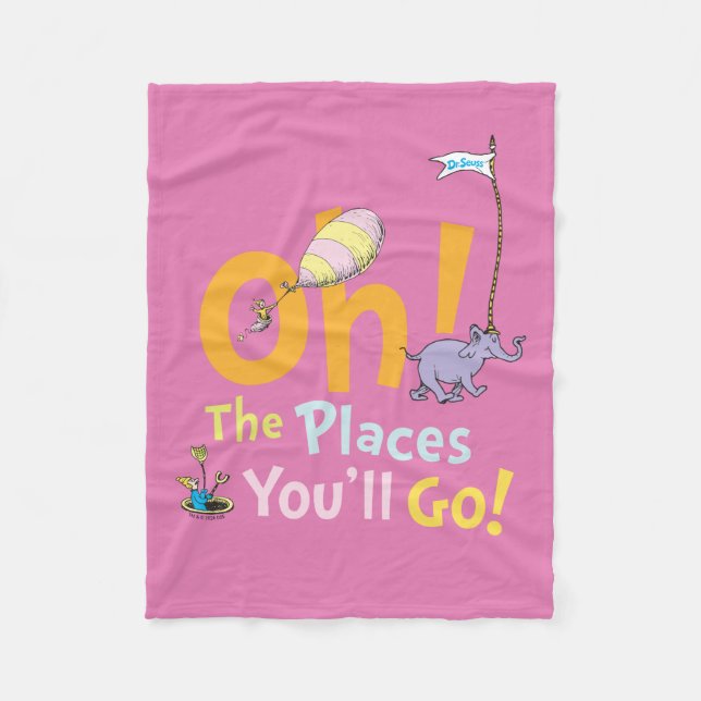 Dr. Seuss | Oh! Die Paraden-Parade Fleecedecke (Vorderseite)