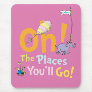 Dr. Seuss Oh! Die Plätze-Parade Mousepad