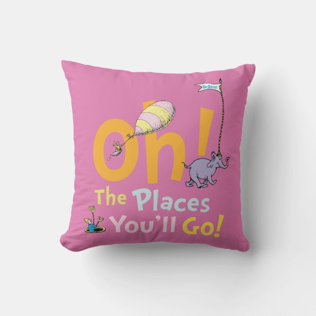 Dr. Seuss | Oh, The Places You'll Go! Kissen (Vorderseite)
