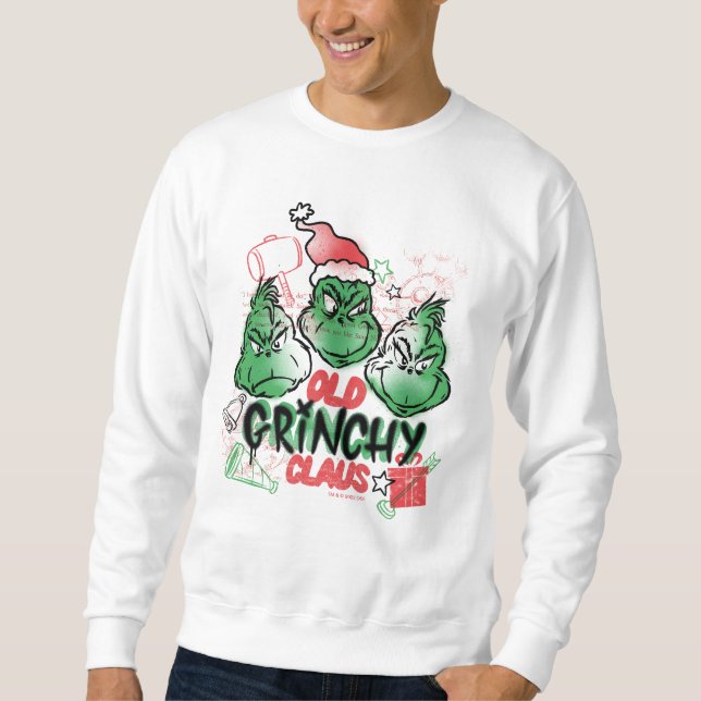 Dr. Seuss | Old Grinch Claus Sweatshirt (Vorderseite)