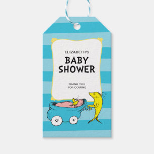 Dr. Seuss One Fish - Jungen-Baby-Party Geschenkanhänger