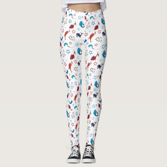 Dr. Seuss | One Fish Two Fish Star Muster Leggings (Vorderseite)