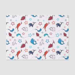 Dr. Seuss   One Fish Two Fish Star Muster Seidenpapier