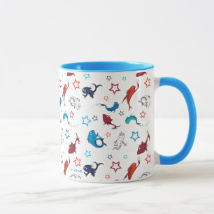 Dr. Seuss One Fish Two Fish Star Muster Tasse