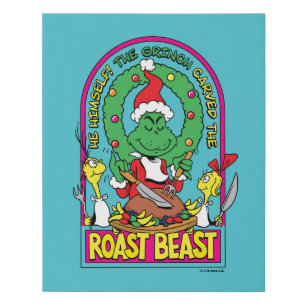 Dr. Seuss   Roast Beast Graphic Künstlicher Leinwanddruck