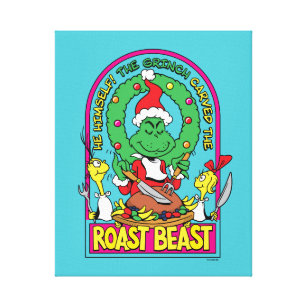 Dr. Seuss   Roast Beast Graphic Leinwanddruck