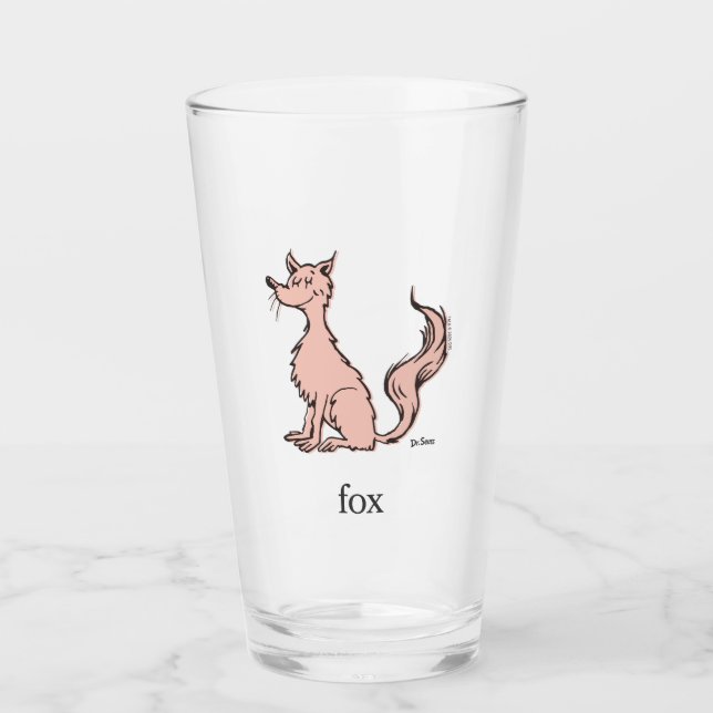 Dr. Seuss | Rosa Fuchs Glas (Vorderseite)