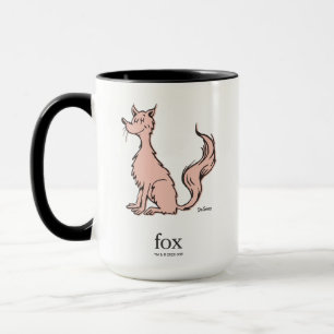 Dr. Seuss Rosa Fuchs Tasse