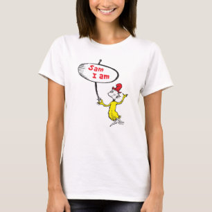 Dr. Seuss Sam-I-Am hält Schild T-Shirt