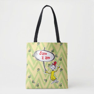 Dr. Seuss Sam-I-Am-Holding - Zeichen Tasche
