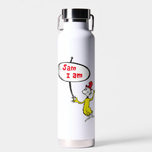 Dr. Seuss Sam-I-Am-Holding-Zeichen Trinkflasche