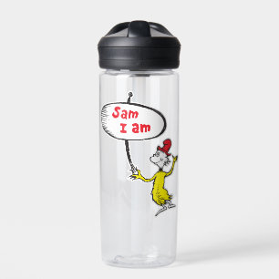 Dr. Seuss   Sam-I-Am mit Schild Trinkflasche