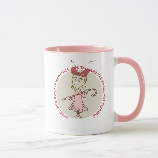 Dr. Seuss | Schnürsenkel | Cindy-Lou Who - Niedlic Tasse (Rechts)