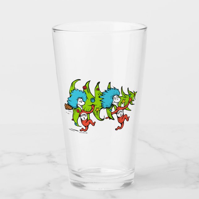Dr. Seuss | Schnürsenkel | Das eine Weihnachten Glas (Vorderseite)