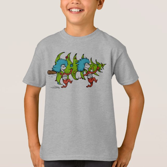 Dr. Seuss | Schnürsenkel | Das eine Weihnachten T-Shirt (Vorderseite)