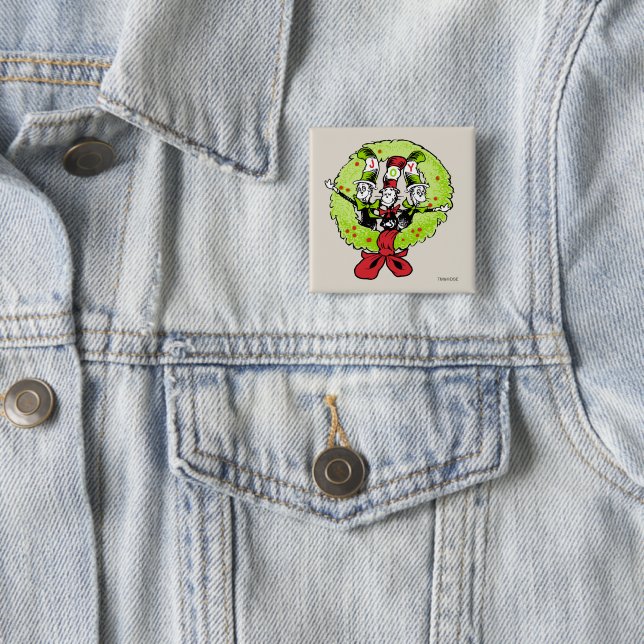 Dr. Seuss | Schnürsenkel | Who-ville Christmas Joy Button (Beispiel)
