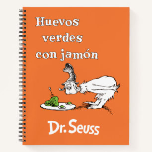 Dr. Seuss Spanische Grüne Eier mit Schinken Notizbuch
