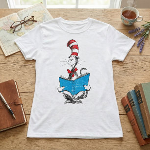 Dr. Seuss The Cat in the Hat - Reading T-Shirt