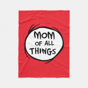 Dr. Seuss Thing Eine Sache Zwei - Mama aller Dinge Fleecedecke