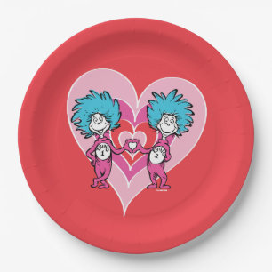 Dr. Seuss Valentine   Das eine ist das Zweite Pappteller