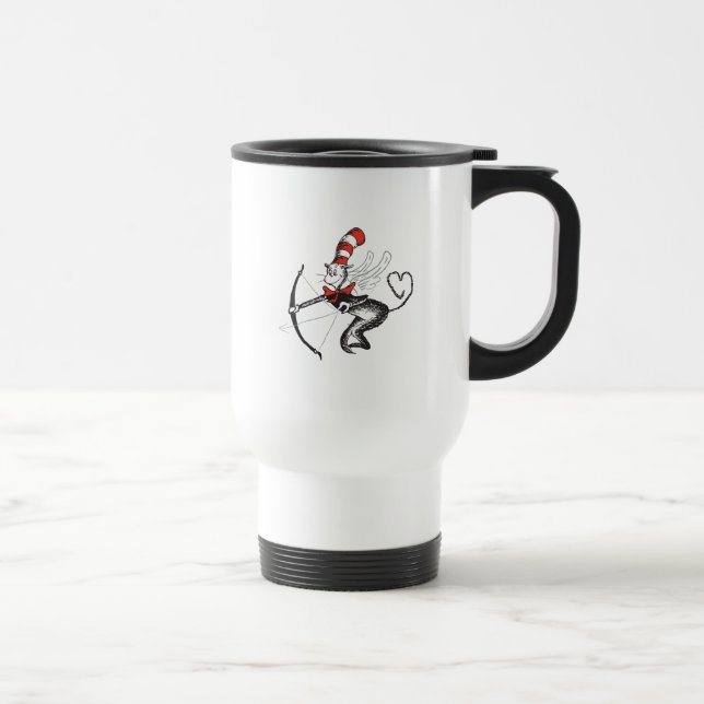 Dr. Seuss Valentine | Die Katze in der Hutschere Reisebecher (Rechts)