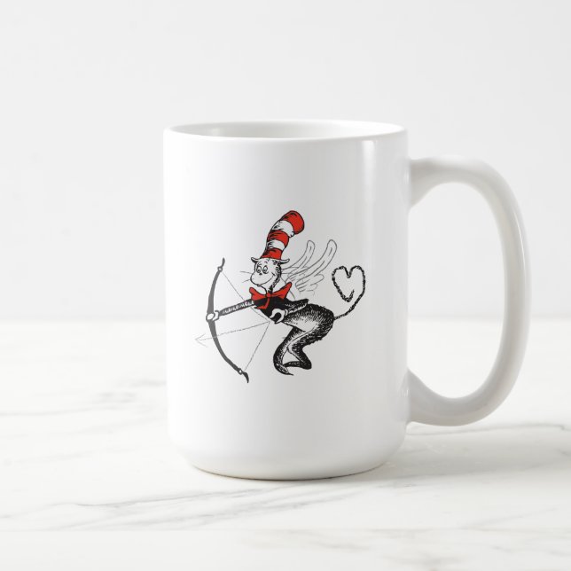 Dr. Seuss Valentine | Katze in der Hutschere Kaffeetasse (Rechts)