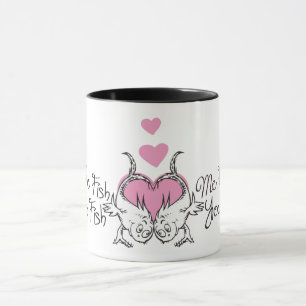 Dr. Seuss Valentinstag   Ein Fisch, zwei Fische Tasse