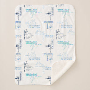 Dr. Seuss Vatertag Zitatmuster Sherpadecke