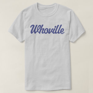 Dr Seuss   Who-ville Script Logo T-Shirt