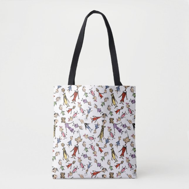 Dr. Seuss Whoville Characters Festive Pattern Tasche (Vorderseite)