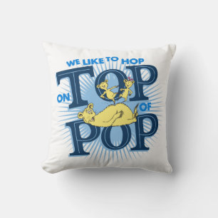 Dr. Seuss Wir hüpfen gerne auf Pop Kissen