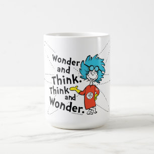 Dr. Seuss   Wonder and Think. Denken Sie nach. Kaffeetasse