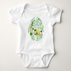 Dr. Seuss   Yink - St. Patrick's Day Baby Strampler