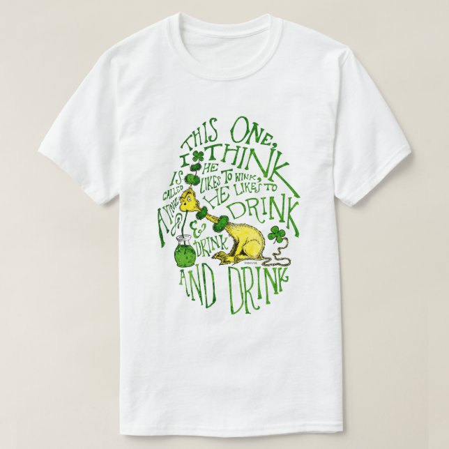 Dr. Seuss | Yink - St. Patrick's Day T-Shirt (Design vorne)