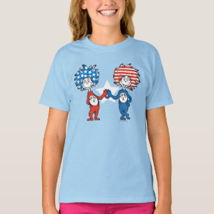 Dr. Seuss   Zwei Dinge: Patriotische Grafik T-Shirt