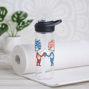 Dr. Seuss   Zwei Dinge: Patriotische Grafik Trinkflasche