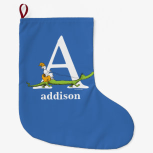 Dr. Seuss's ABC: Buchstabe A - Weiß Namen hinzuf Großer Weihnachtsstrumpf