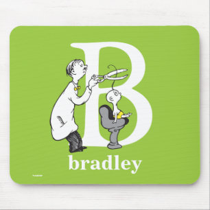 Dr. Seuss's ABC: Buchstabe B - Weiß Namen hinzuf Mousepad